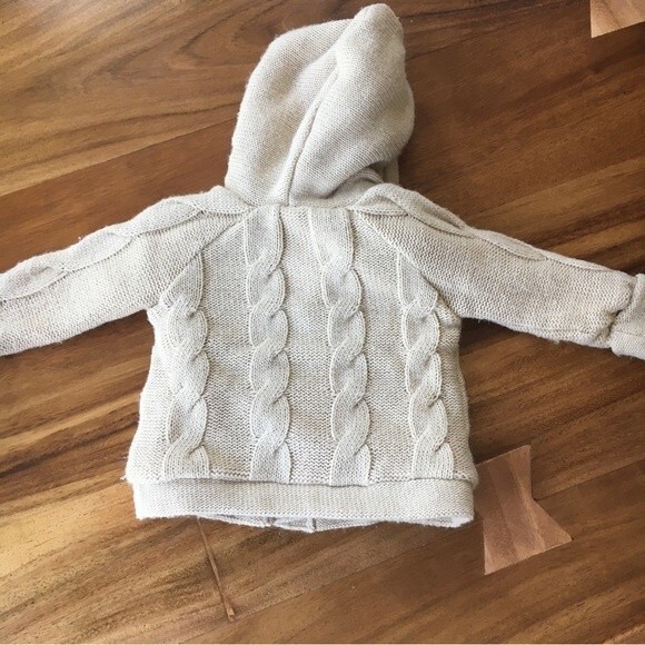 Mayoral Sweater, Sherpa Lined Knit Button Up, 9‎ M - Picture 2 of 8